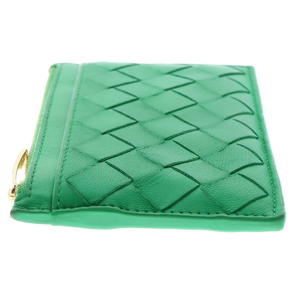 BOTTEGA VENETA(ボッテガヴェネタ) イントレチャート キーリング付き レザー コインケース グリーン