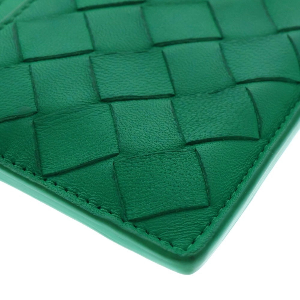 BOTTEGA VENETA(ボッテガヴェネタ) イントレチャート キーリング付き レザー コインケース グリーン