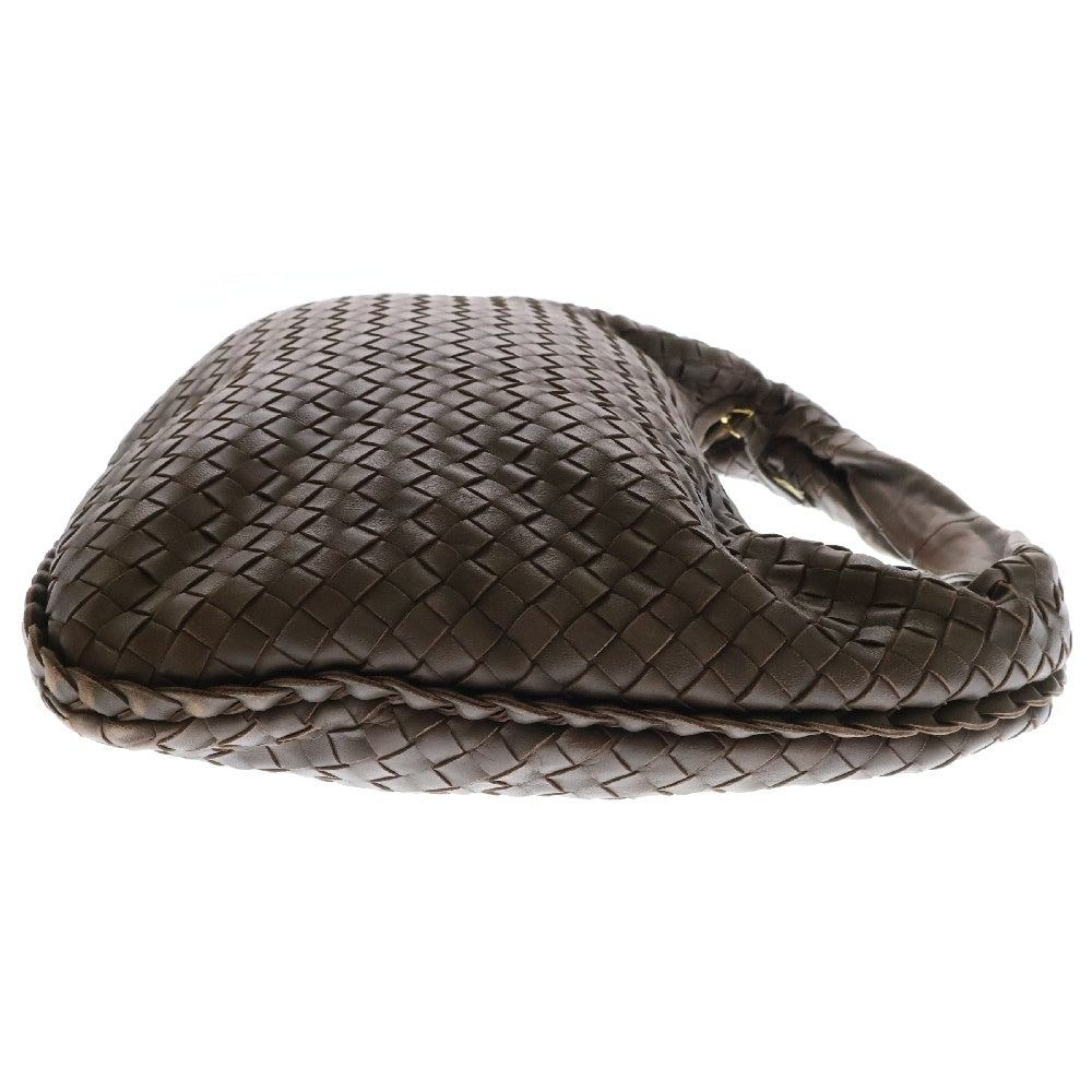 BOTTEGA VENETA(ボッテガヴェネタ) イントレチャート ワンショルダーバッグ レザー ハンドバッグ ブラウン 115653 V0013