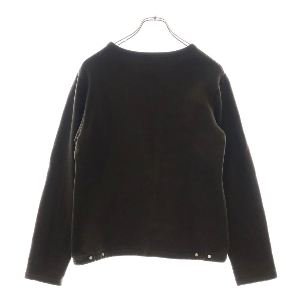 agnes b.(アニエスベー) 24AW アダムエロペ別注 レッション スウェット カーディガン ブラウン レディース ECW2M392