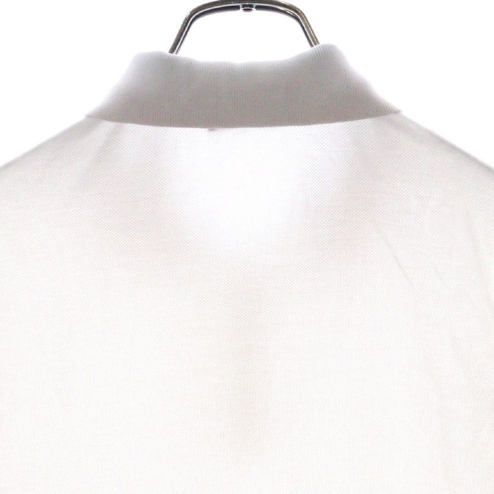 MONCLER(モンクレール) MAGLIA POLO F20918A70510 84556 ロゴワッペン付き半袖ポロシャツ ホワイト