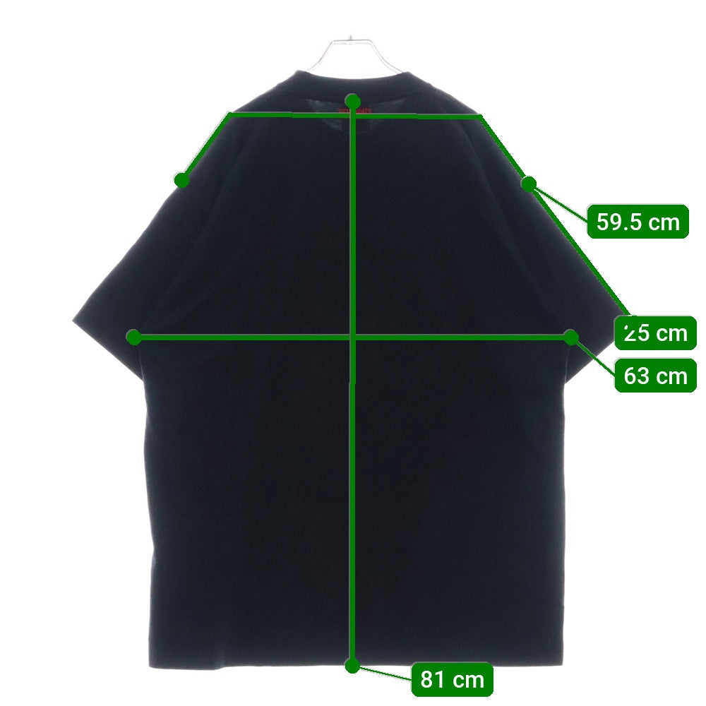 VETEMENTS(ヴェトモン) 17AW Rammstein Oversized Tee MAH18TR27 ラムシュタイン オーバーサイズ半袖Tシャツ ブラック