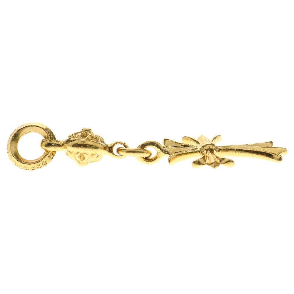 CHROME HEARTS(クロムハーツ) 22K 1BT TNY CH CRS 1ボールタイニーCHクロスチャーム ペンダントトップ ゴールド