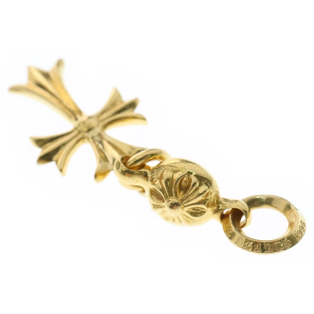 CHROME HEARTS(クロムハーツ) 22K 1BT TNY CH CRS 1ボールタイニーCHクロスチャーム ペンダントトップ ゴールド