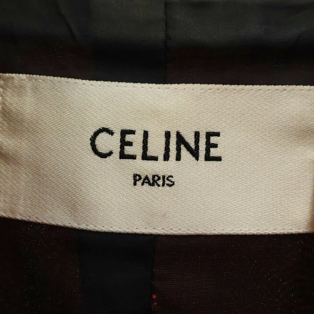CELINE(セリーヌ) スタッズ装飾 レクタングルテディブルゾン 2V87C851C レッド