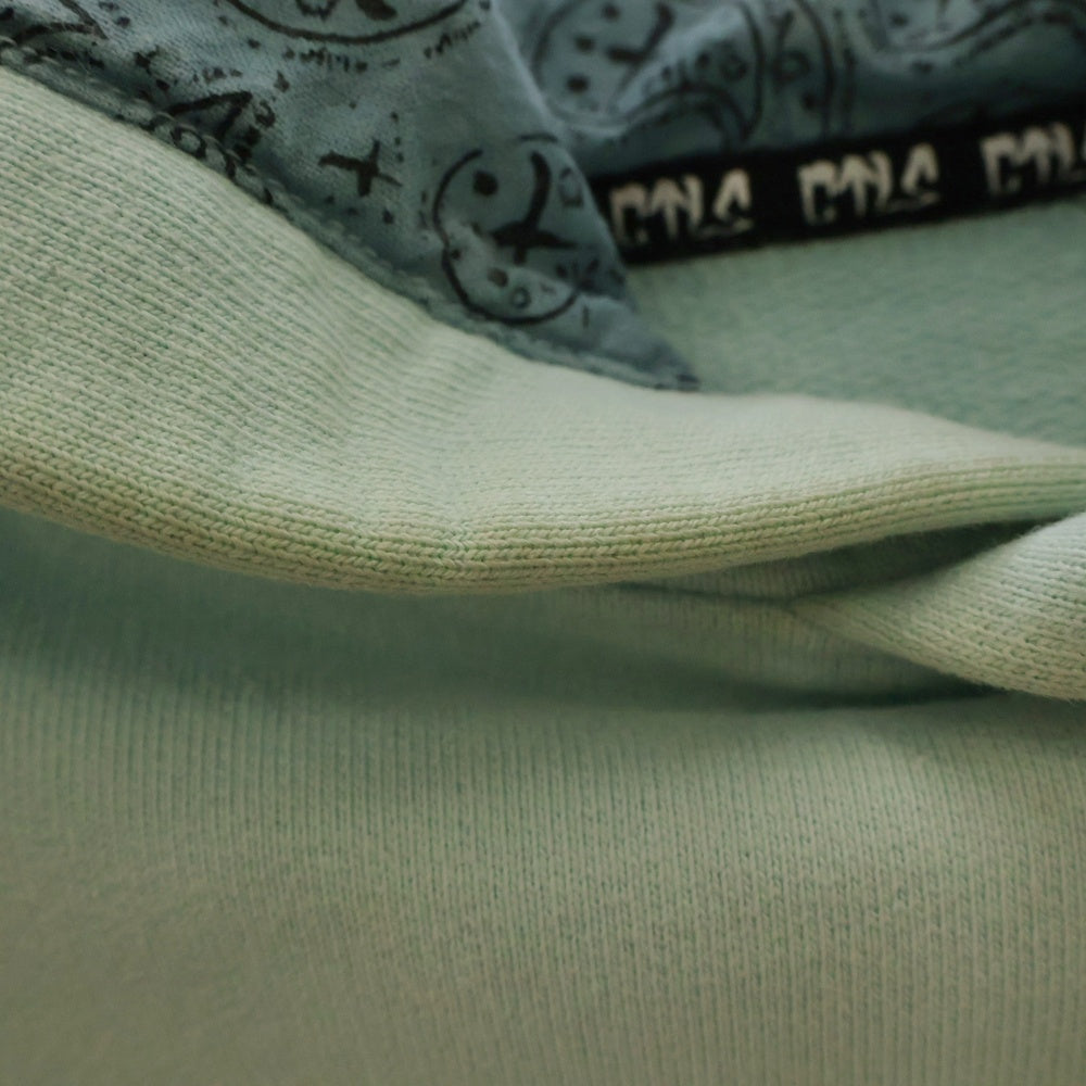 cvtvlist(カタリスト) ロゴ刺繍スウェットパーカー240109OS03 ブルー