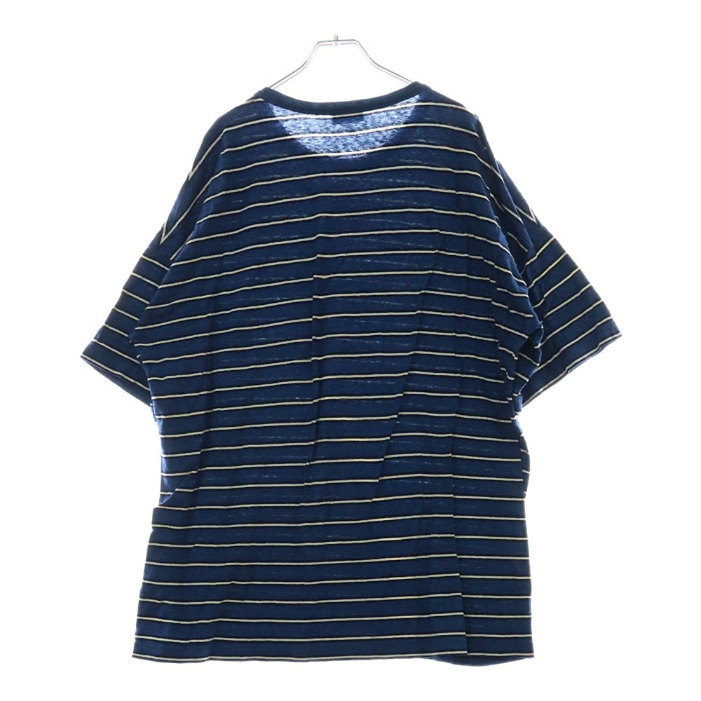 DIOR(ディオール) ロゴボーダー半袖Tシャツ 493J671B0938 ネイビー