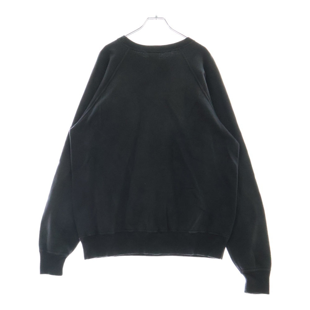 SAINT MICHAEL(セントマイケル) 23AW ×ARIES CREW NECK SWEAT SM-A23-0000-C01 ×アリーズ ヴィンテージ加工クルーネックスウェットトレーナー ネイビ