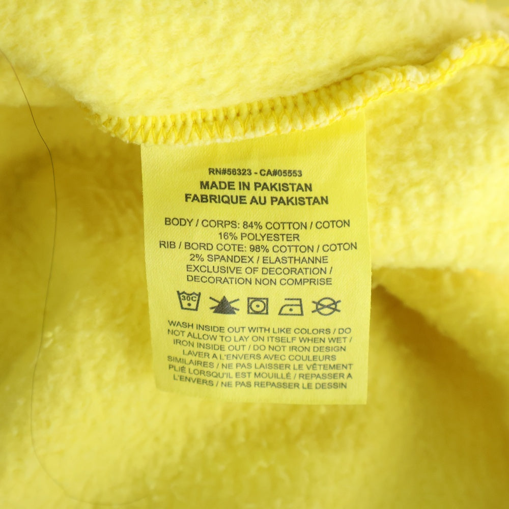 NIKE(ナイキ) 24AW ×NIGO NRG Crew Fleece FV5941-735 ×ニゴ ロゴプリントクルーネックスウェットトレーナー イエロー