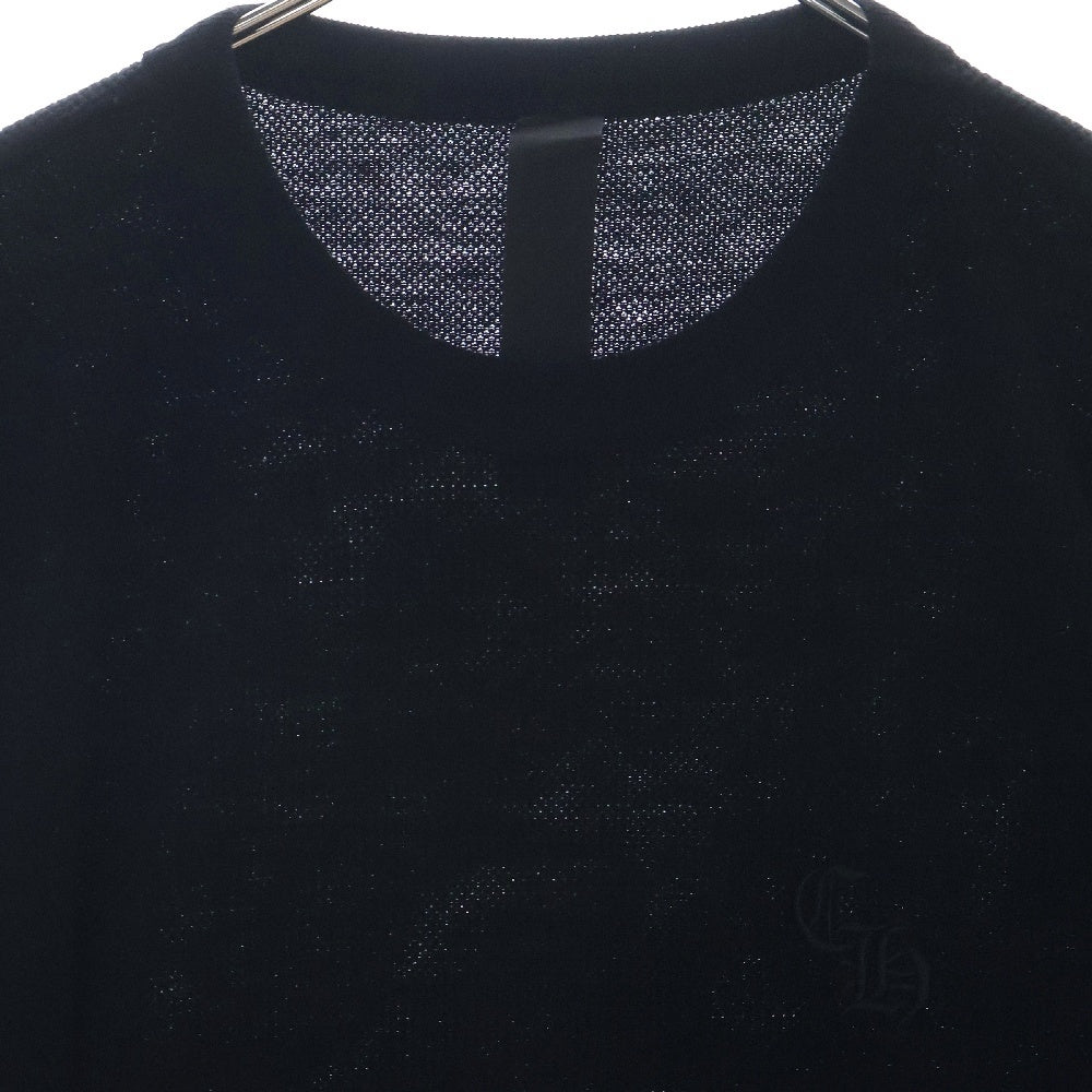 CHROME HEARTS(クロムハーツ) Y NOT SNATCH LS CH刺繍サーマル長袖Tシャツ ブラック