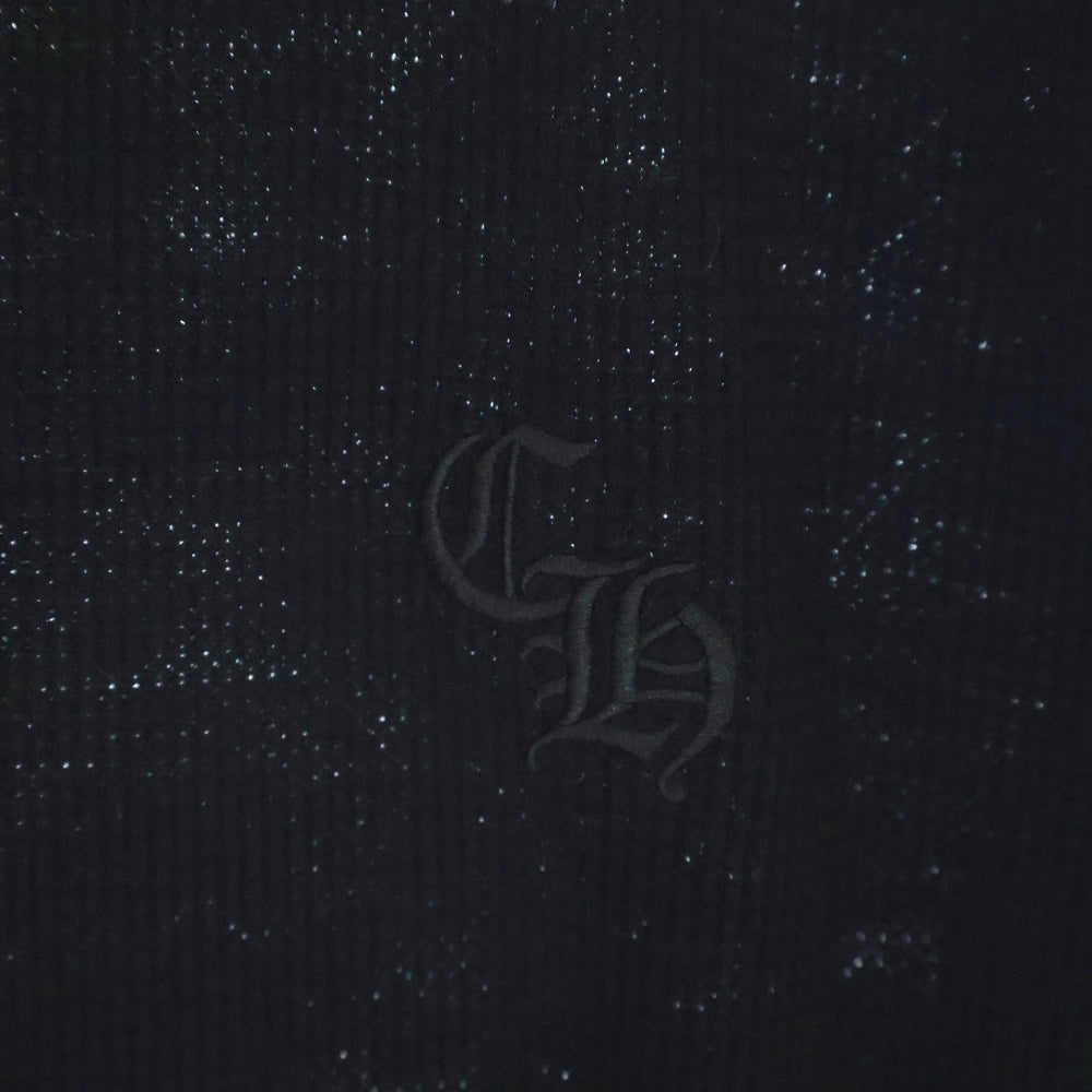 CHROME HEARTS(クロムハーツ) Y NOT SNATCH LS CH刺繍サーマル長袖Tシャツ ブラック