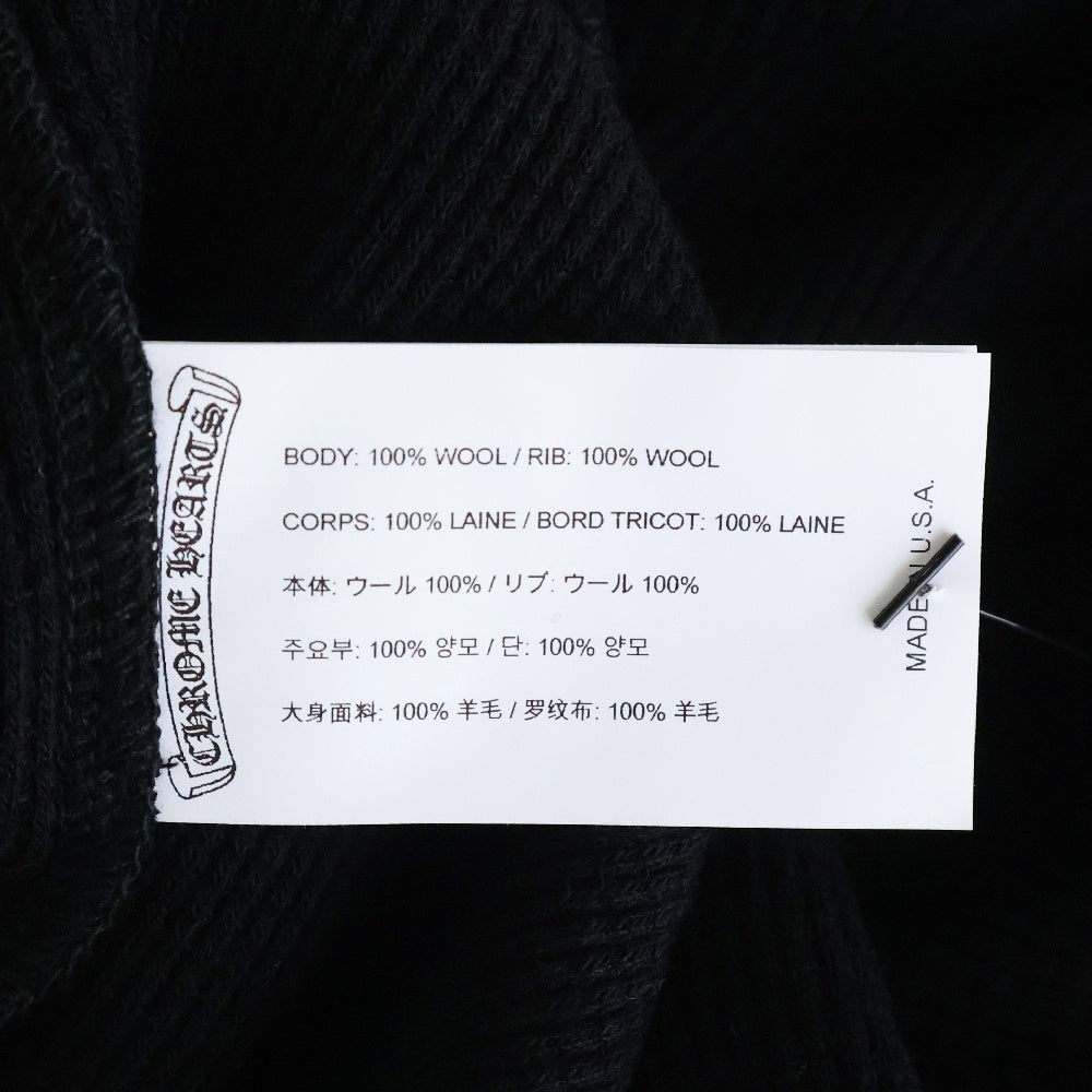 CHROME HEARTS(クロムハーツ) Y NOT SNATCH LS CH刺繍サーマル長袖Tシャツ ブラック