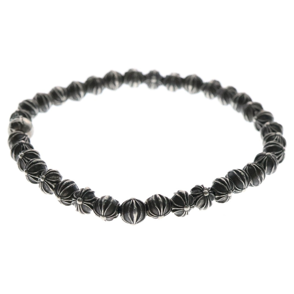 CHROME HEARTS(クロムハーツ) 6mm BEAD 6mm ビーズ シルバーブレスレット