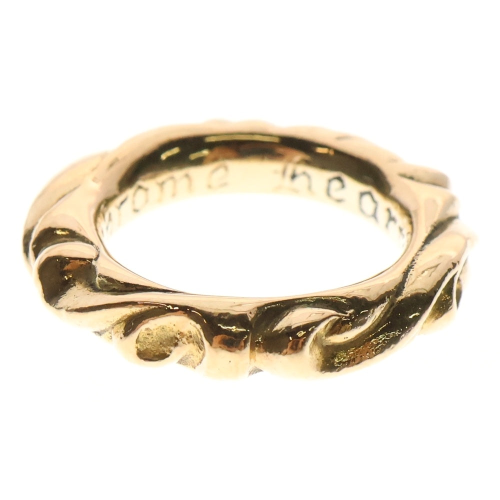 CHROME HEARTS(クロムハーツ) 22K SCRL BAND スクロールバンド リング ゴールド BCA416