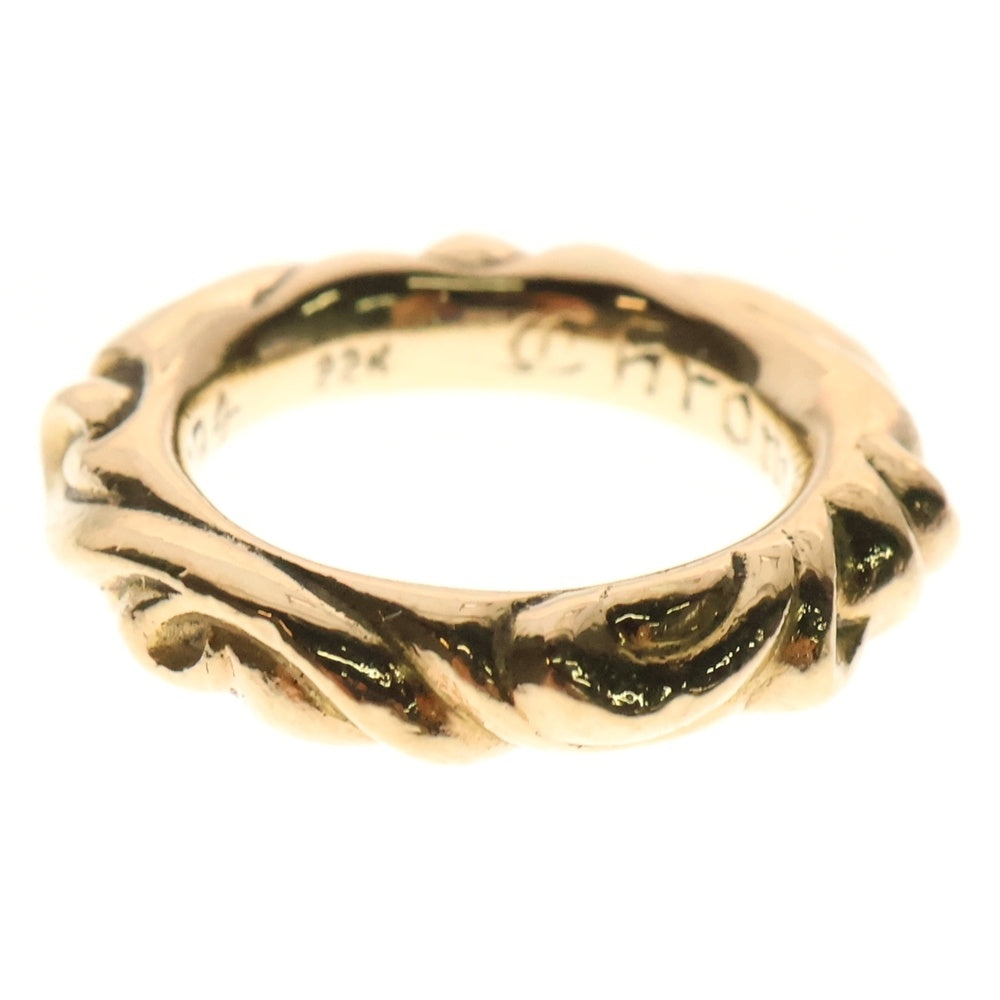 CHROME HEARTS(クロムハーツ) 22K SCRL BAND スクロールバンド リング ゴールド BCA416