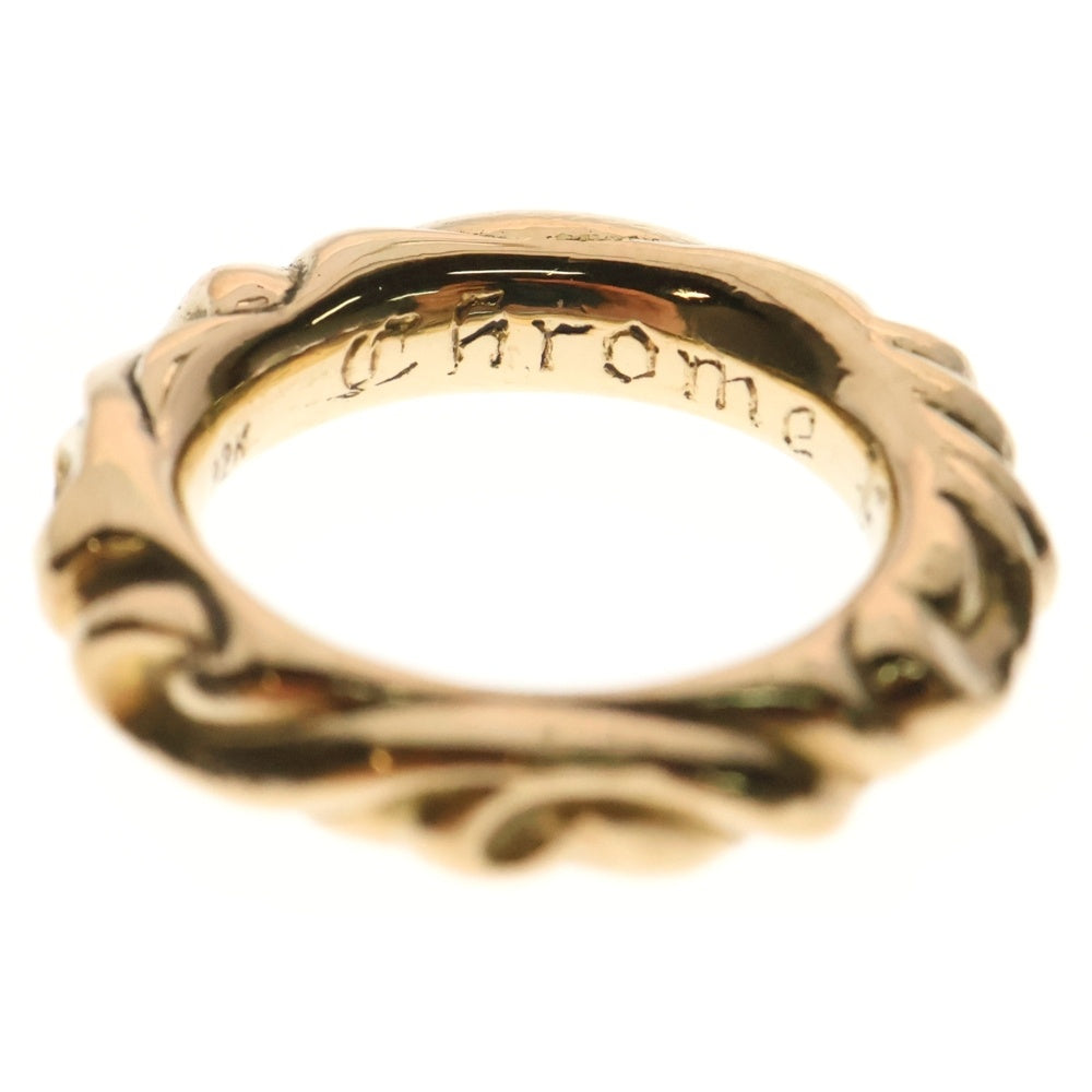CHROME HEARTS(クロムハーツ) 22K SCRL BAND スクロールバンド リング ゴールド BCA416