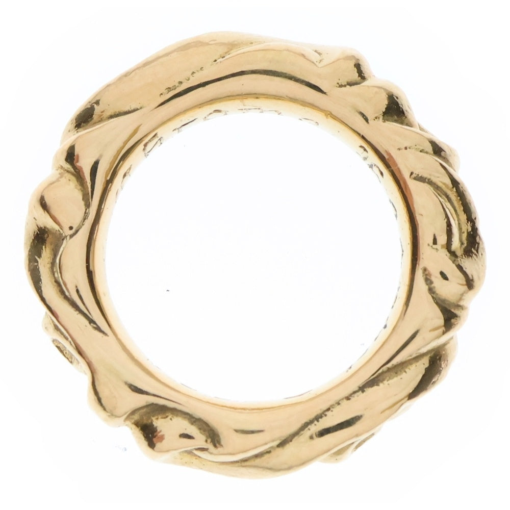 CHROME HEARTS(クロムハーツ) 22K SCRL BAND スクロールバンド リング ゴールド BCA416