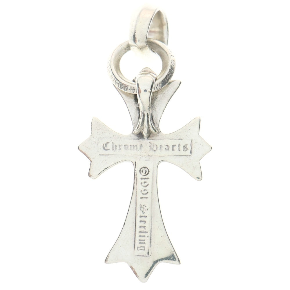 CHROME HEARTS(クロムハーツ) CH CRS SML W/BALE Wベイル スモールCHクロス ペンダントトップ シルバー BCA218