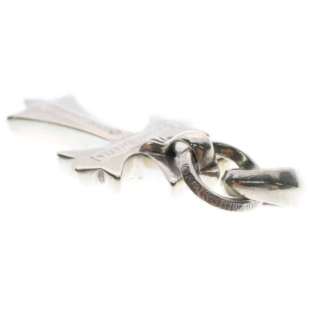 CHROME HEARTS(クロムハーツ) CH CRS SML W/BALE Wベイル スモールCHクロス ペンダントトップ シルバー BCA218