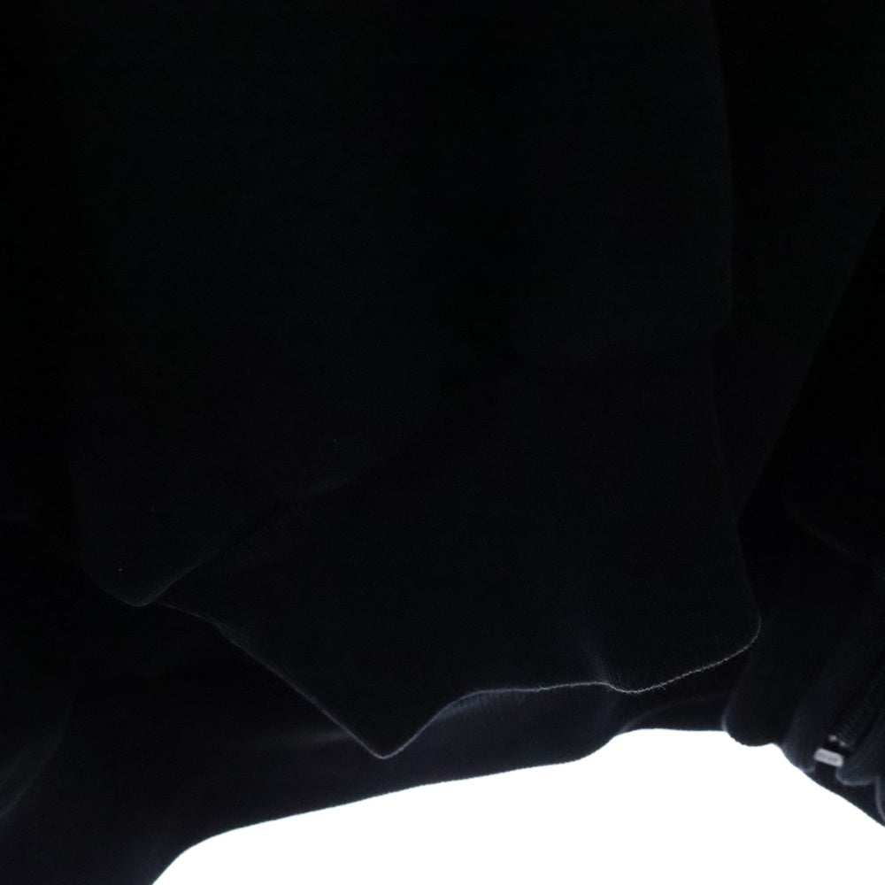 BALENCIAGA(バレンシアガ) 22AW GAFFER HOODIE 72045 TNVG2 キャンペーンロゴジップアップスウェットパーカー ブラック