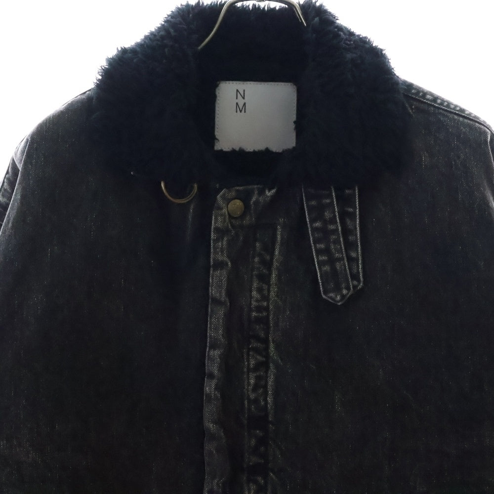 New Manual(ニュー マニュアル) #8 LV B-3 BLOUSON ボアデニムジャケット グレー