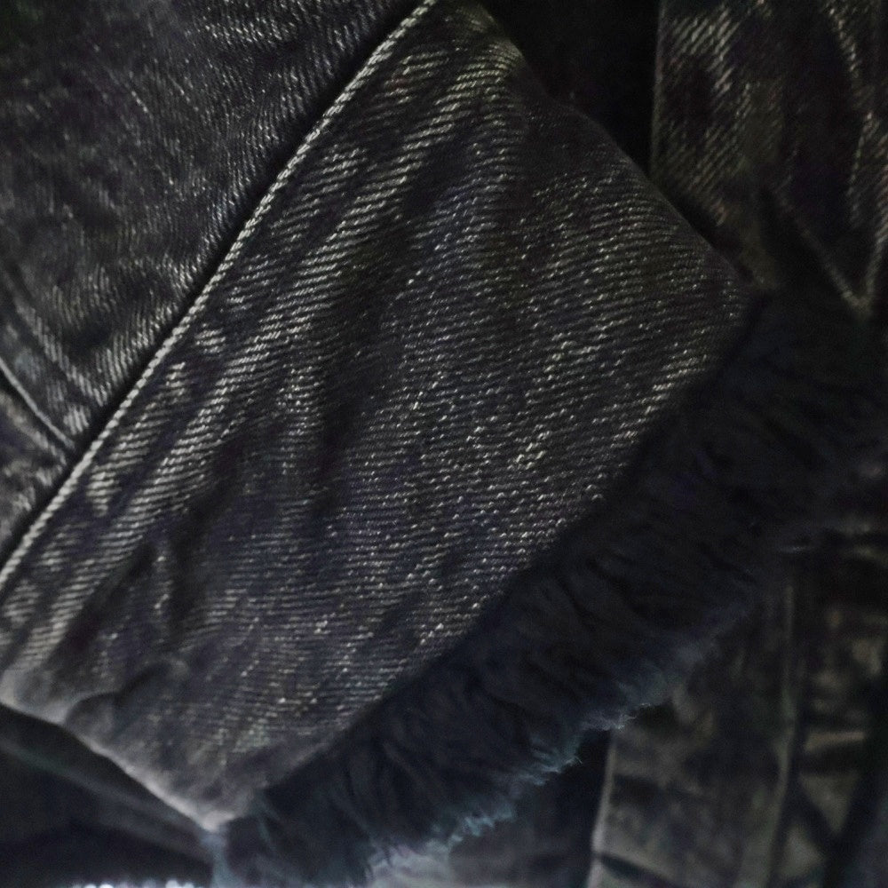 New Manual(ニュー マニュアル) #8 LV B-3 BLOUSON ボアデニムジャケット グレー