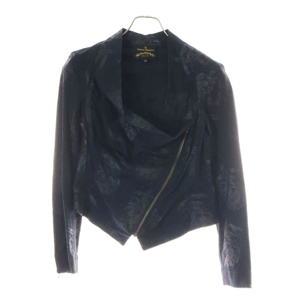 Vivienne Westwood Anglomania(ヴィヴィアンウエストウッドアングロマニア) ライダースジャケット 変形 プリント アングロマニア 15-01-432001