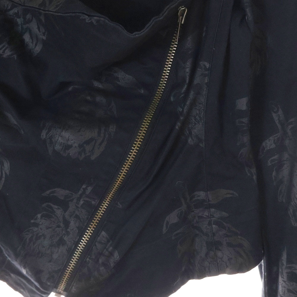 Vivienne Westwood Anglomania(ヴィヴィアンウエストウッドアングロマニア) ライダースジャケット 変形 プリント アングロマニア 15-01-432001