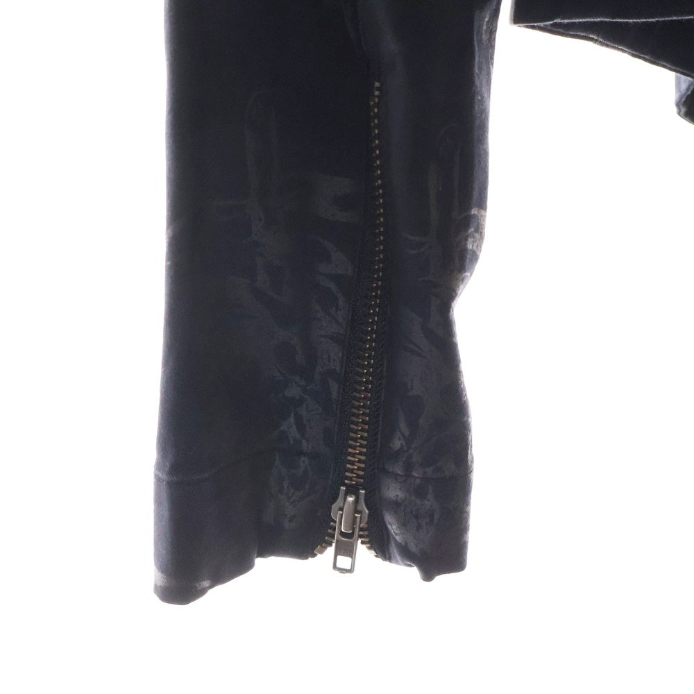 Vivienne Westwood Anglomania(ヴィヴィアンウエストウッドアングロマニア) ライダースジャケット 変形 プリント アングロマニア 15-01-432001