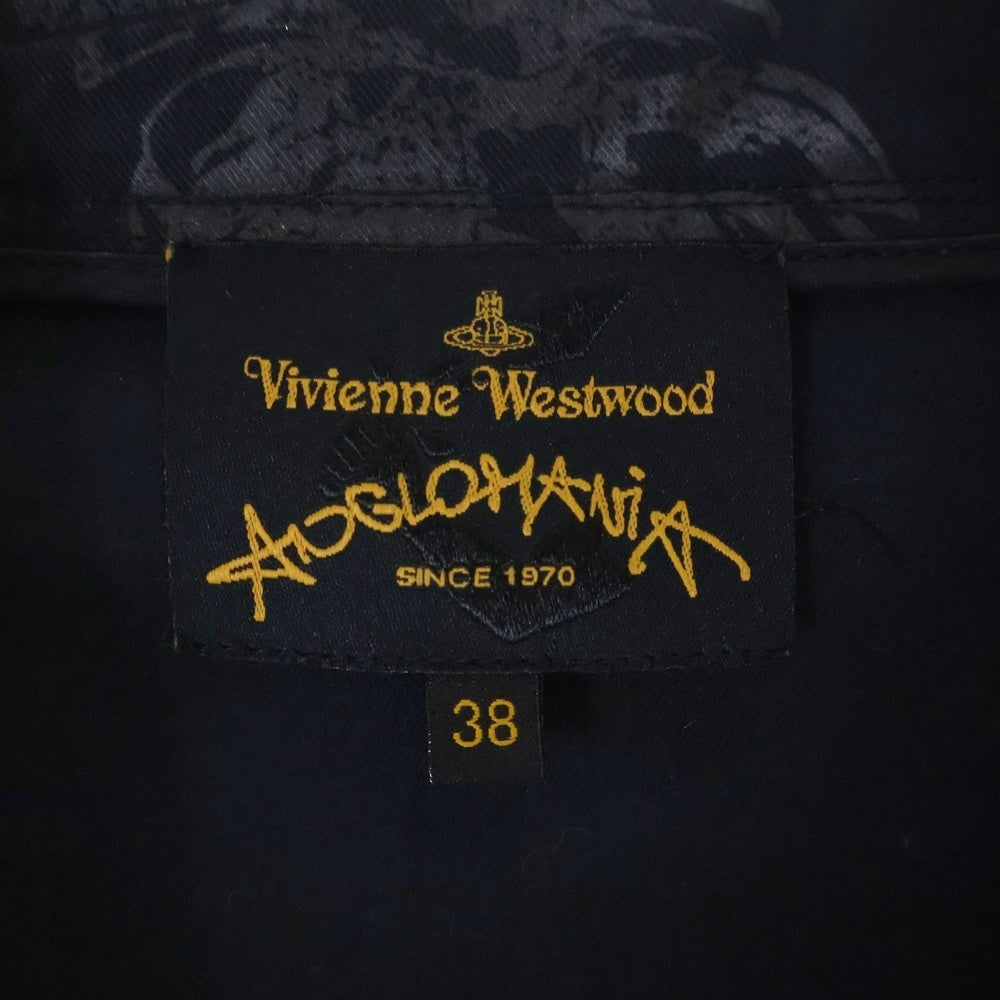 Vivienne Westwood Anglomania(ヴィヴィアンウエストウッドアングロマニア) ライダースジャケット 変形 プリント アングロマニア 15-01-432001