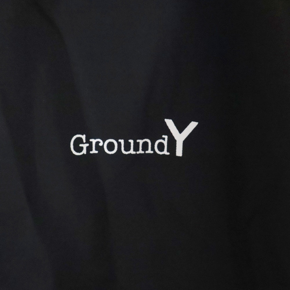 Ground Y(グラウンドワイ) ロゴA ナイロンコーチジャケット プリント GR-J50-950
