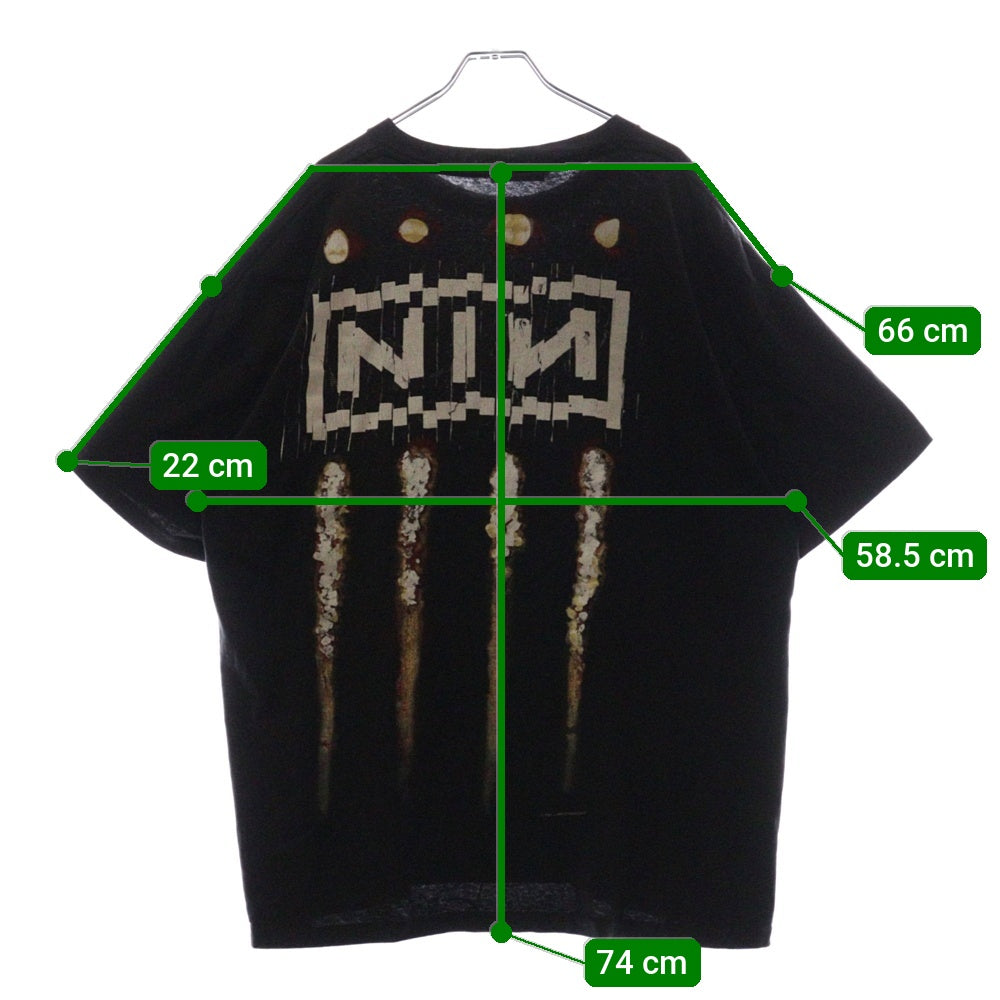 VINTAGE(ヴィンテージ) 90s NINE INCH NAILS THE DOWNWARD SPIRAL SHREDDER LEE TEE ナインインチネイルズ ダウンワードスパイラル シュレッダー 両面プリント半袖Tシャツ