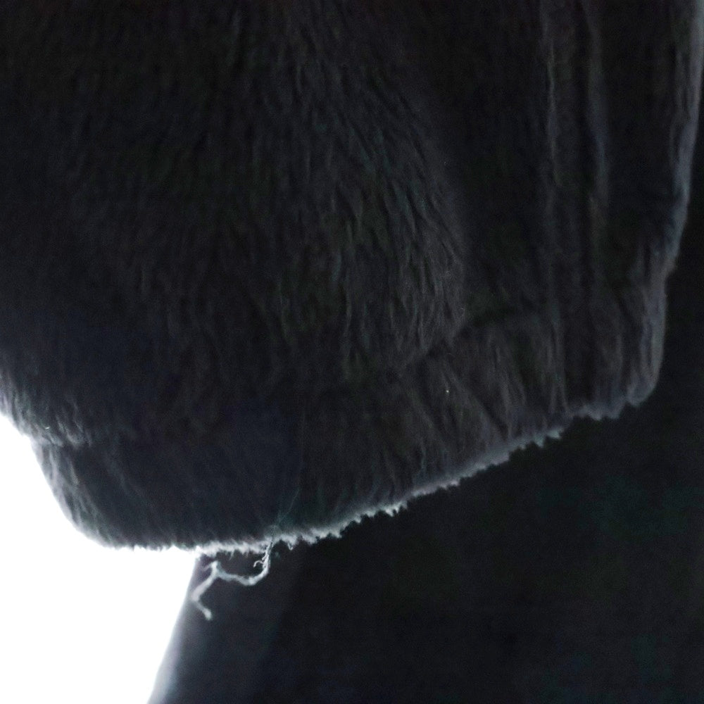 THE NORTH FACE(ザノースフェイス) Snow Fleece Jacket スノーフリースジャケット ボア ロゴ ワッペン ブラック NJ4FM53A