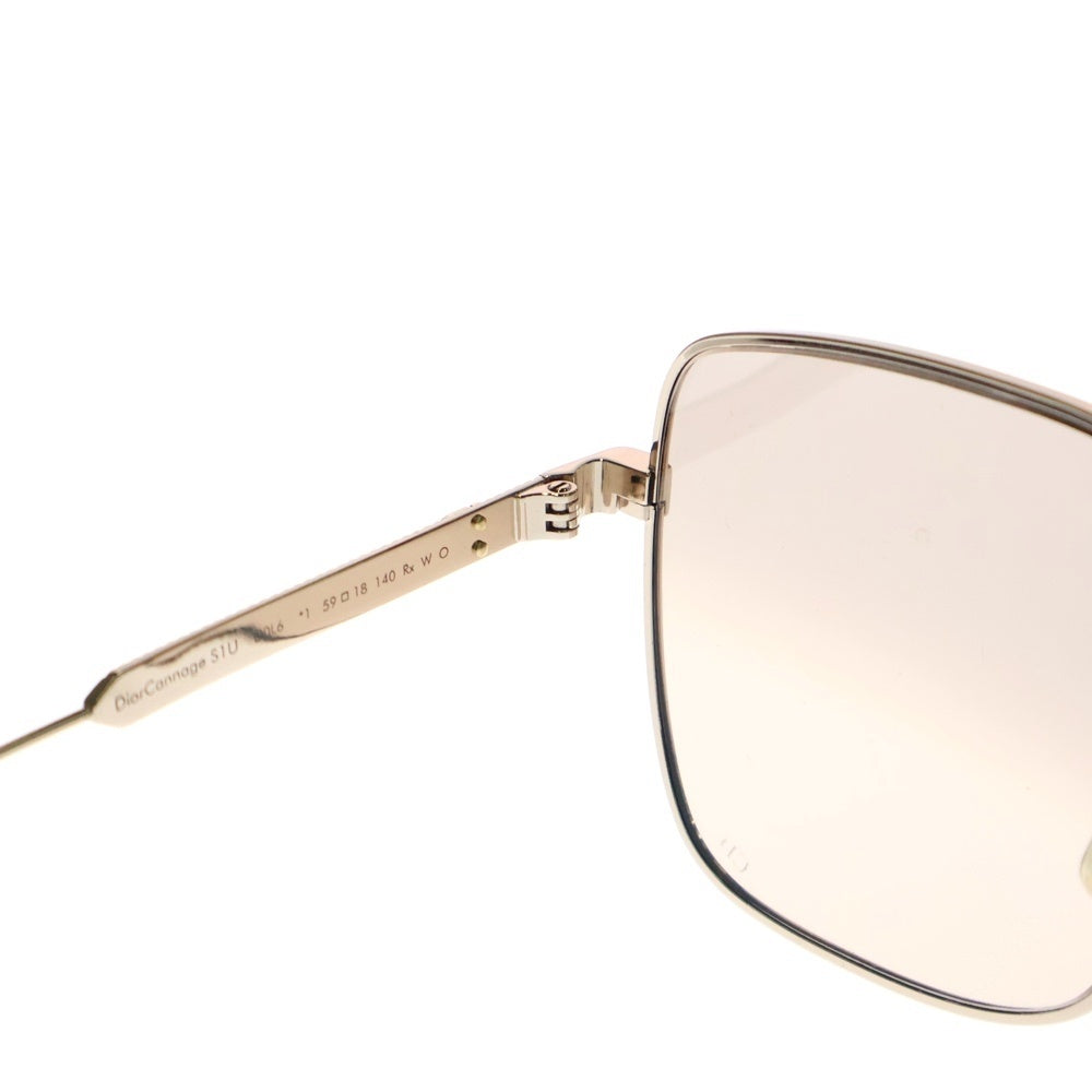 DIOR(ディオール) DIORCANNAGE S1U D0L6 サイドCDロゴサングラス メガネ ゴールド