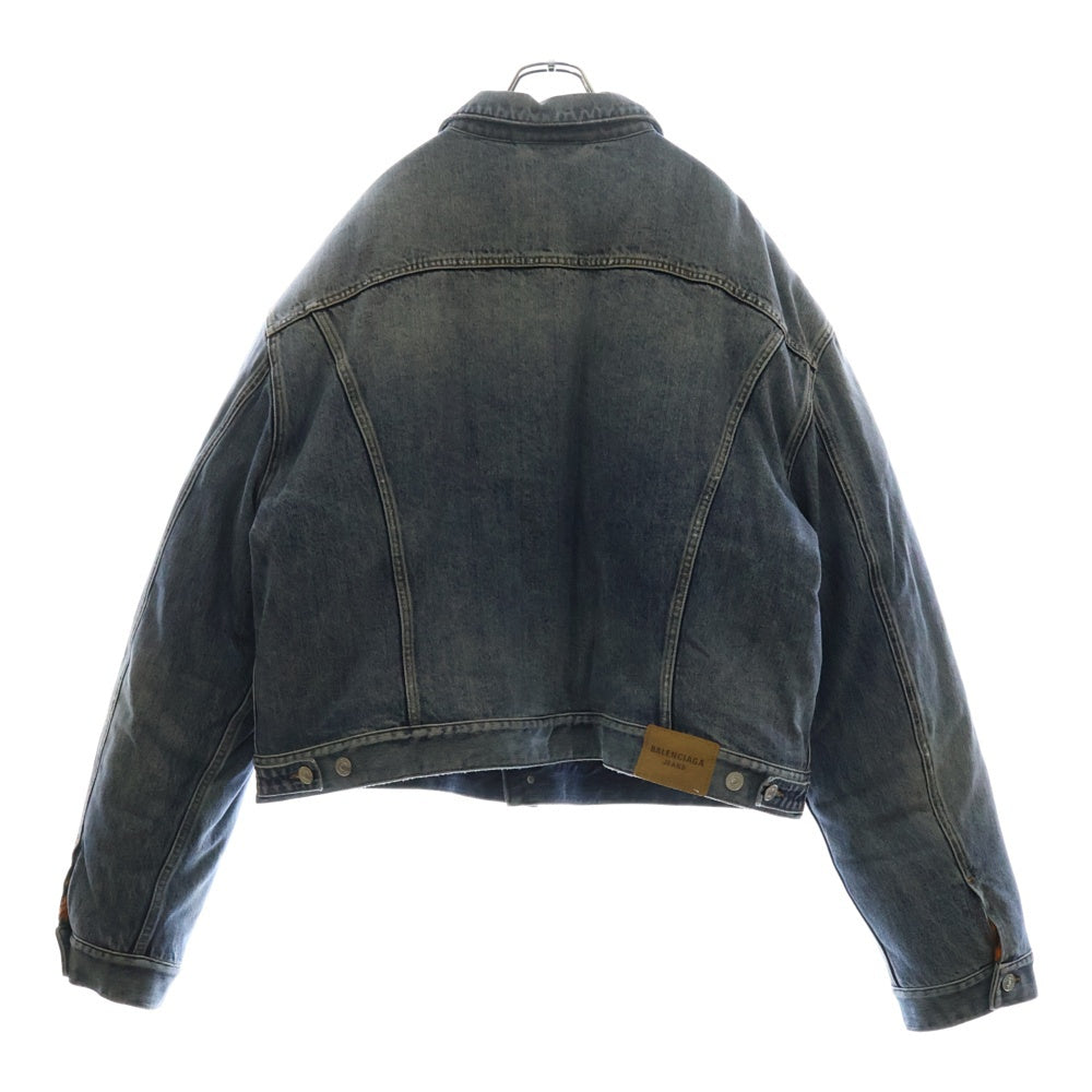 BALENCIAGA(バレンシアガ) タイガーボア デニムジャケット インディゴ 657603 TJW73