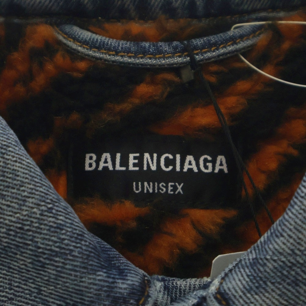 BALENCIAGA(バレンシアガ) タイガーボア デニムジャケット インディゴ 657603 TJW73