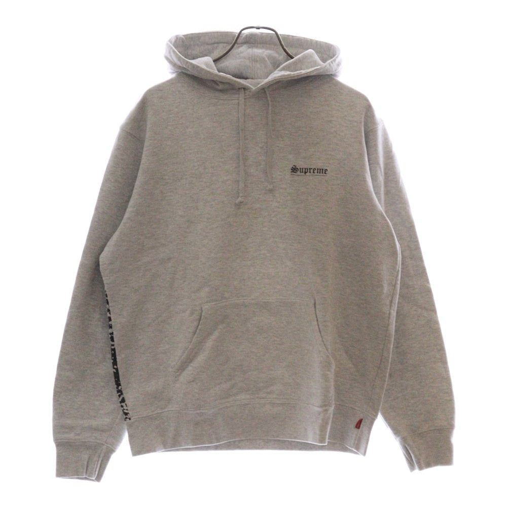 SUPREME(シュプリーム) 20SS Mary Hooded Sweatshirt バックプリント プルオーバーパーカー グレー