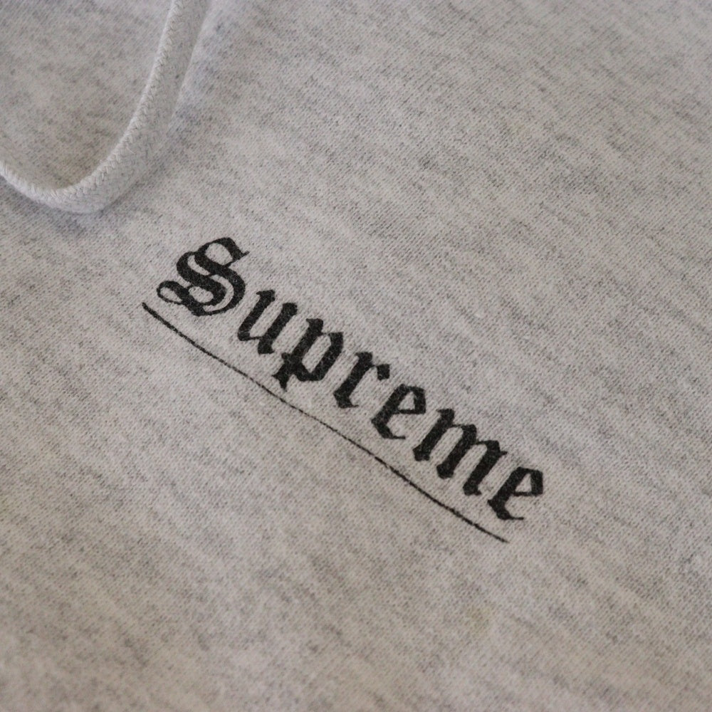 SUPREME(シュプリーム) 20SS Mary Hooded Sweatshirt バックプリント プルオーバーパーカー グレー