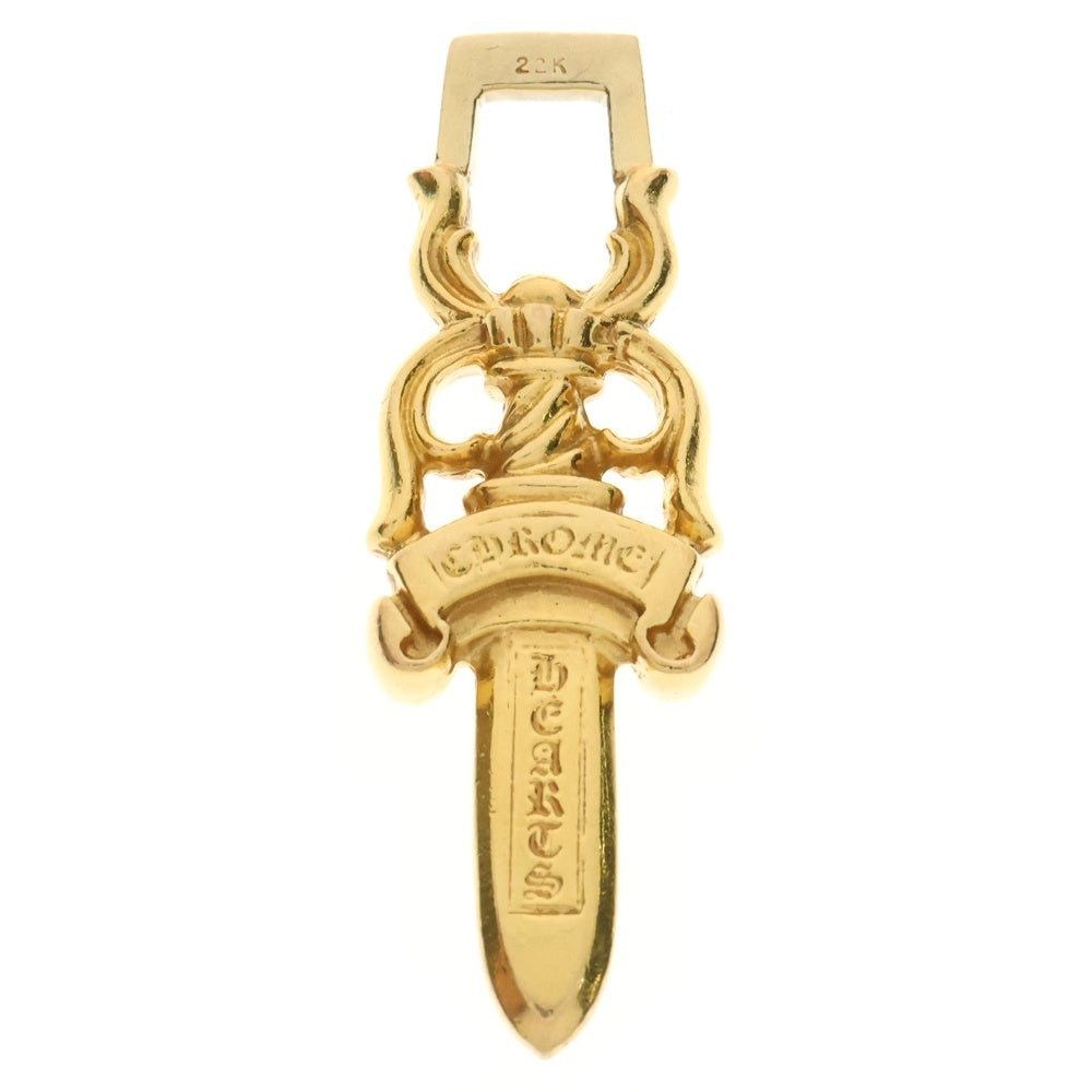 CHROME HEARTS(クロムハーツ) 【OLD】22K #10 DAGGER オールド #10ダガー ペンダントトップ ゴールド