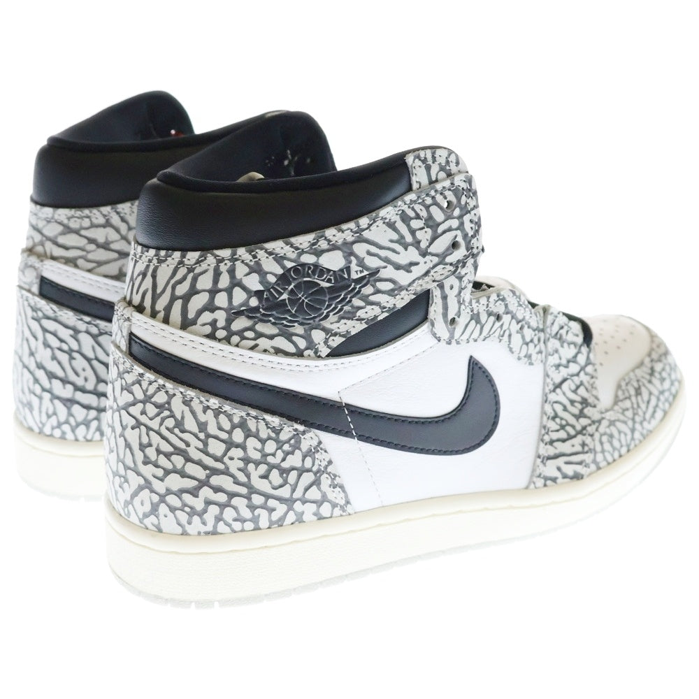 NIKE(ナイキ) AIR JORDAN 1 HIGH OG WHITE CEMENT DZ5485-052 エアジョーダン1 ホワイトセメント ハイカットスニーカー グレー US11/29.0cm