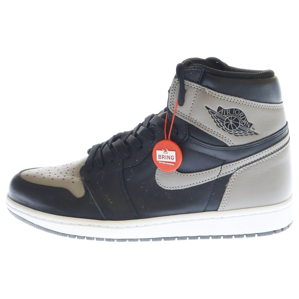 NIKE(ナイキ) AIR JORDAN1 RETRO HIGH OG SHADOW 555088-013 エアジョーダン1 レトロ ハイカットスニーカー シャドー グレー/ブラック US10.5/28.5cm