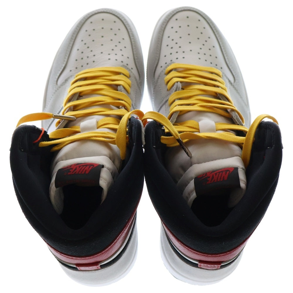 NIKE(ナイキ) AIR JORDAN1 RETRO HIGH OG LIGHT SMOKE GREY 555088-126 エアジョーダン1 スモークグレー ハイカットスニーカー ホワイト/グレー US11/29.0cm