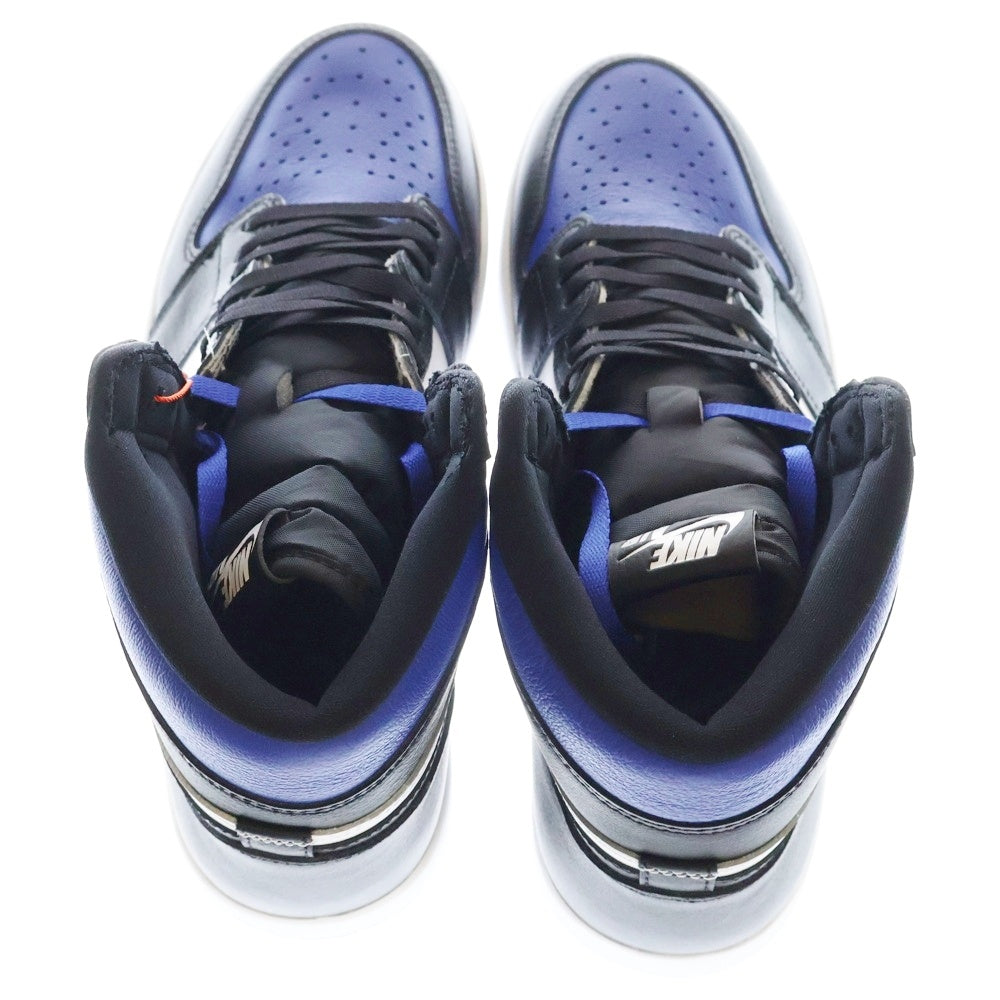 NIKE(ナイキ) AIR JORDAN1 RETRO HIGH OG ROYAL TOE 555088-041 エアジョーダン1 ロイヤルトゥ ハイカットスニーカー ブラック/ブルー US11/29.0cm