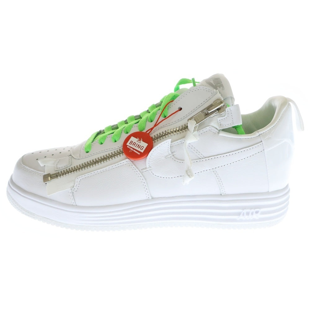 NIKE(ナイキ) ×ACRONYM LUNAR FORCE 1 ACRONYM 17 AJ6247-100 アクロニウム エアフォース1 ローカットスニーカー ホワイト US10.5/28.5cm