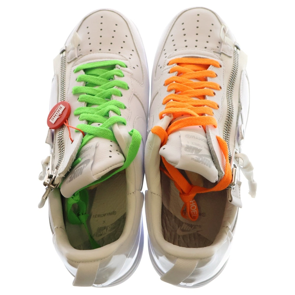 NIKE(ナイキ) ×ACRONYM LUNAR FORCE 1 ACRONYM 17 AJ6247-100 アクロニウム エアフォース1 ローカットスニーカー ホワイト US10.5/28.5cm