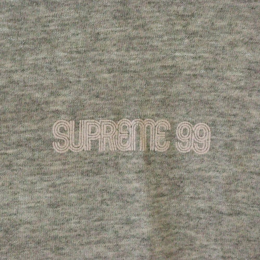 SUPREME(シュプリーム) 90s 初期 ラジカセ プリント クルーネック 半袖Tシャツ カットソー グレー