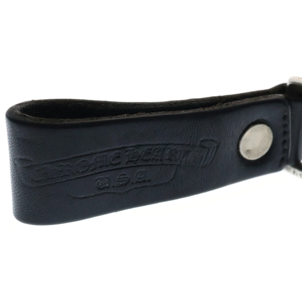 CHROME HEARTS(クロムハーツ) BELT LOOP D RING Dリング ケルティックベルトループ ブラック/シルバー BCA415