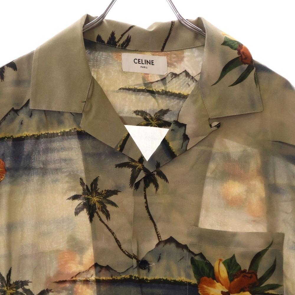 CELINE(セリーヌ) ハワイアンレーヨン半袖シャツ 2C946862T マルチ