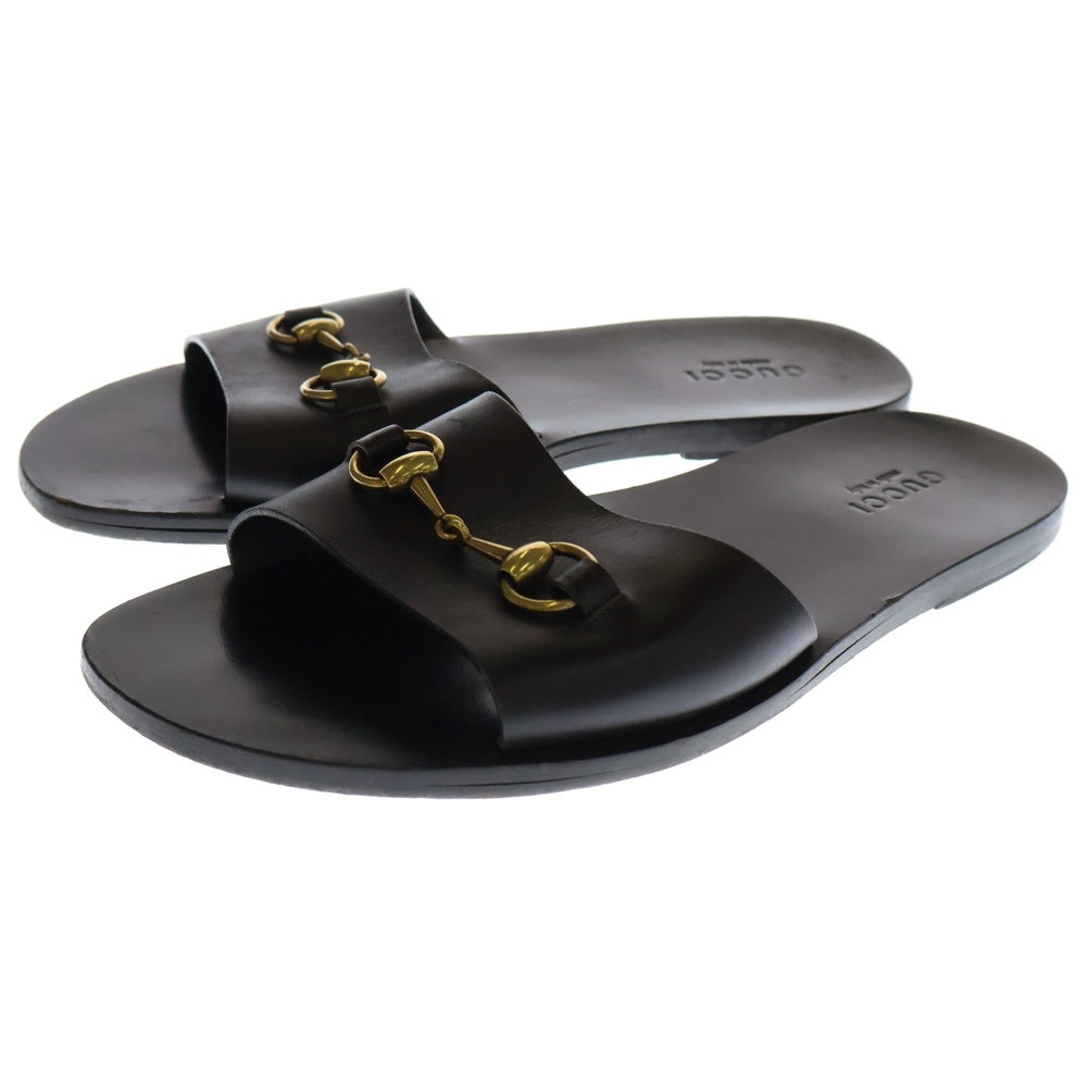 GUCCI(グッチ) ホースビット レザーサンダル 282999 ブラウン