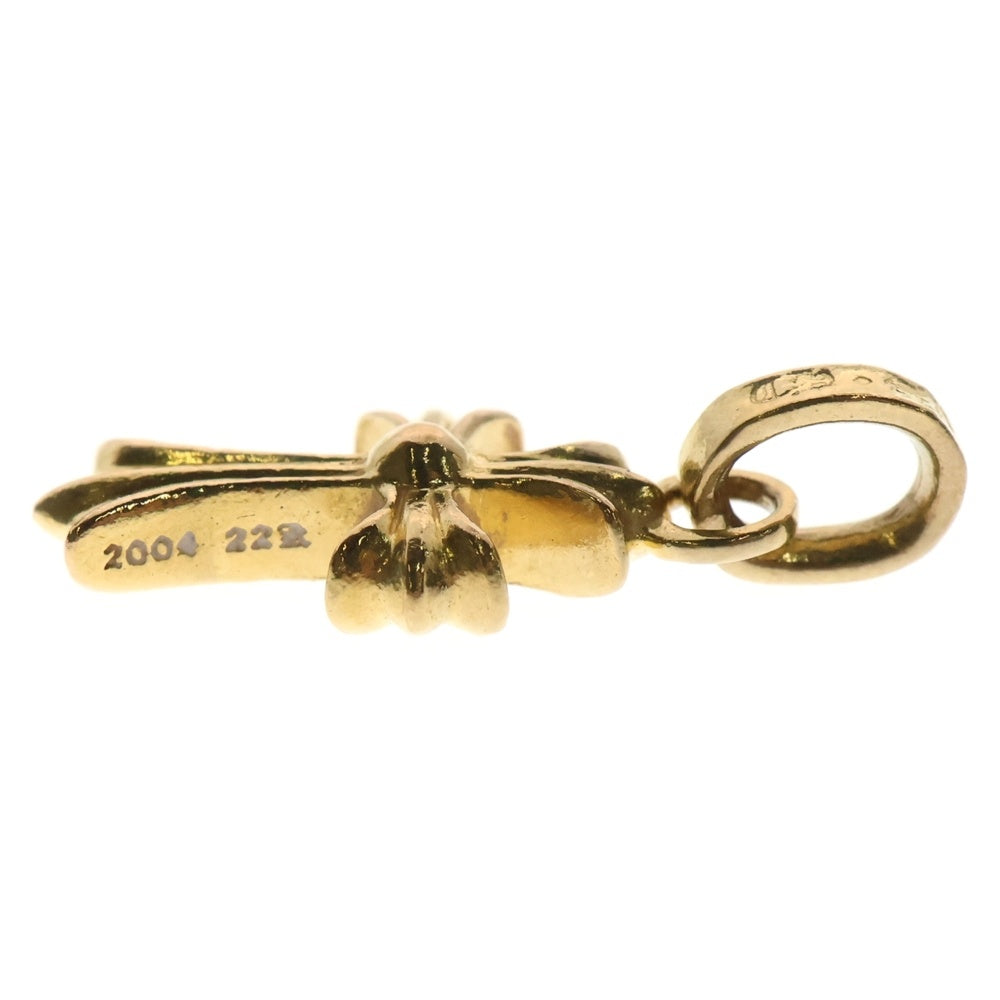 CHROME HEARTS(クロムハーツ) 22K CRS BBYFAT P/DIA ベイビーファットクロス PAVEダイヤ ペンダントトップ ゴールド BCA035